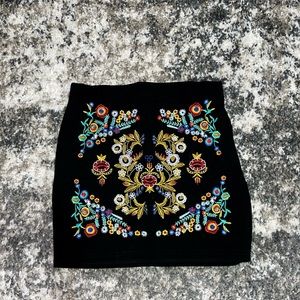 Heritage Floral Mini Skirt